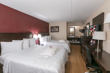 Premium Room, 2 Double Beds (Upgraded Bedding & Snack, Smoke Free)