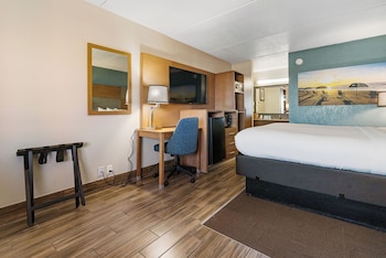 Standard Room, 1 King Bed, Partial Ocean View