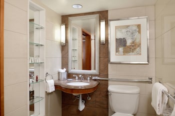 1 King Bed, City View, No Resort Fees - (Mobility Accessible, Roll-in Shower)