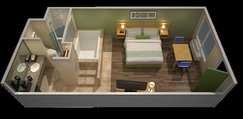 Standard Room, 1 King Bed, Non Smoking, Jetted Tub