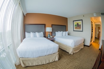 ADA Mobility Accessible, Premier Room, 2 Double Beds with Sleeper Sofa, Bathtub