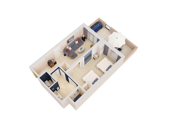 Premium Suite, Multiple Beds, Balcony, Poolside (Twin Dolphin Tower)