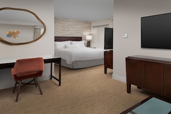 Club Suite, 1 King Bed with Sofa bed (Mobility/Hearing Access, Roll-in Shwr)