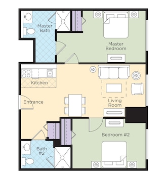 Standard Room, 2 Bedrooms