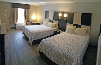 Standard Room, 2 Queen Beds, Non Smoking, Refrigerator & Microwave