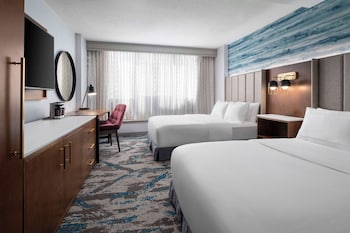 Room, 2 Double Beds, Accessible (Roll-In Shower)