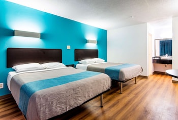 Standard Room, 2 Queen Beds, Non Smoking, Refrigerator & Microwave