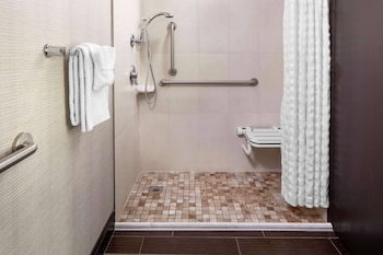 Room, 2 Double Beds, Hearing Accessible, Non Smoking (Mobility, Roll-in Shower)