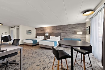 Suite, 2 Queen Beds, Non Smoking, Balcony (Walk-in Shower;Larger Room)