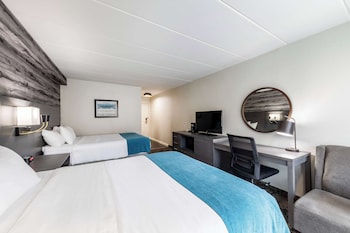 Standard Room, 2 Queen Beds, Non Smoking, Refrigerator & Microwave (Walk-in Shower)