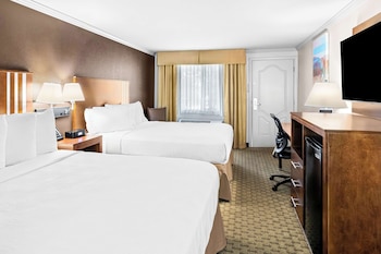 Standard Room, 2 Queen Beds, Non Smoking, Refrigerator & Microwave