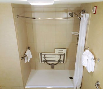 Room, 2 Double Beds, Roll-in Shower, Non Smoking (Communications Accessible)