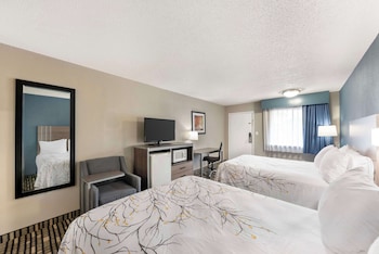 Standard Room, 2 Queen Beds, Non Smoking, Refrigerator & Microwave (Shower Only;Pet Friendly)