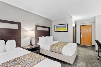 Standard Room, 2 Double Beds, Non Smoking, Refrigerator & Microwave