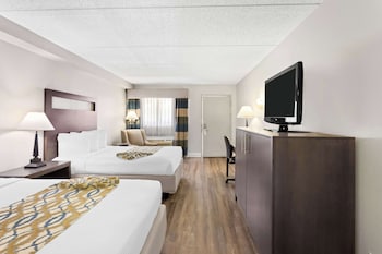 Standard Room, 2 Double Beds, Smoking, Refrigerator & Microwave