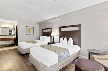 Standard Room, 2 Double Beds, Smoking, Refrigerator & Microwave
