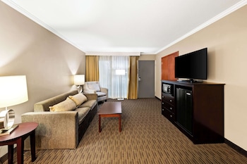 Suite, 1 King Bed, Refrigerator & Microwave, Pool View