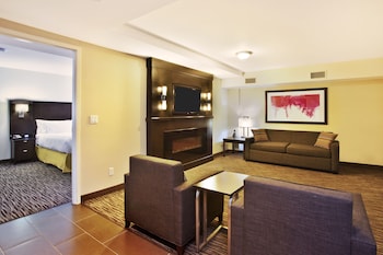 Suite, 1 King Bed, Accessible (Comm, Mobility, Roll Shwr)