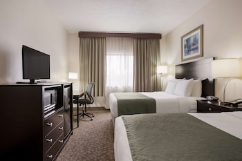 Standard Room, 2 Double Beds, Non Smoking, Refrigerator & Microwave