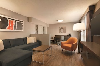 Suite, 1 King Bed, Accessible, Corner (Roll-In Shower)