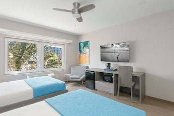 Partial Ocean View Room with Two Double Beds