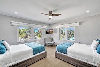 City View Corner Room with Two Double Beds