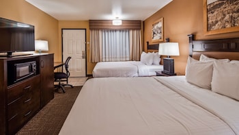 Standard Room, 2 Queen Beds, Non Smoking, Refrigerator & Microwave