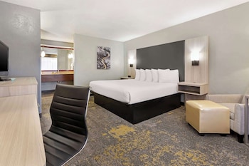 Standard Room, 1 King Bed, Non Smoking, Refrigerator & Microwave