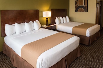 Standard Room, 2 Queen Beds, Non Smoking, Refrigerator & Microwave