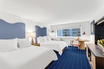 Classic Room, 2 Queen Beds, Club Lounge Access (Partial Ocean View)