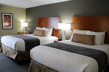 Standard Room, 2 Queen Beds, Non Smoking, Refrigerator & Microwave