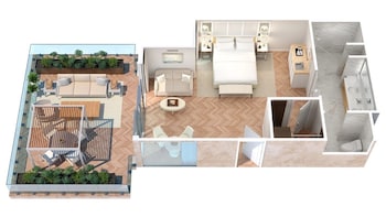 Suite, 1 King Bed, Ocean View (Catalina)