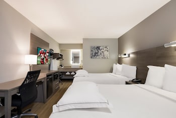 Premium Room, 2 Double Beds (Upgraded Bedding & Snack, Smoke Free)