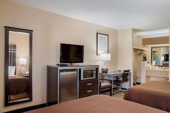 Standard Room, 2 Queen Beds, Non Smoking, Refrigerator & Microwave