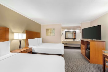 Standard Room, 2 Queen Beds, Non Smoking, Refrigerator & Microwave