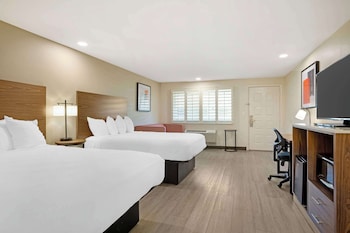 Standard Room, 2 Queen Beds, Non Smoking, Refrigerator & Microwave
