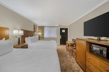 Standard Room, 2 Queen Beds, Non Smoking, Refrigerator & Microwave