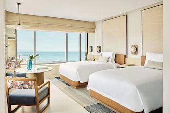 Room, 2 Double Beds, Sea View (Panorama Lateral Sea View)