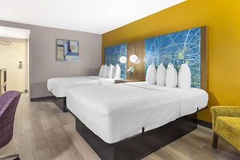 Standard Room, 2 Queen Beds, Non Smoking, Refrigerator & Microwave