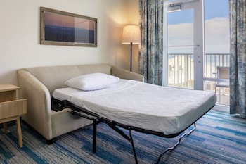 Studio, 1 King Bed with Sofa bed, Balcony, Beach View