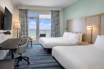 Room, 2 Queen Beds, Balcony, Beach View