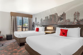 Standard Room, 2 Queen Beds, Non Smoking, Refrigerator & Microwave