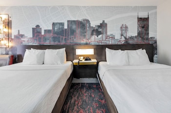 Standard Room, 2 Queen Beds, Non Smoking, Refrigerator & Microwave