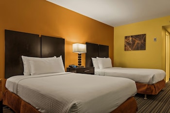 Standard Room, 2 Double Beds, Non Smoking, Refrigerator & Microwave