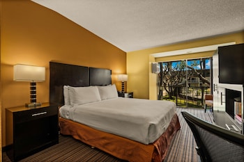 Standard Room, 1 King Bed, Refrigerator & Microwave, Courtyard View (Stair Access Only)