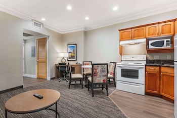 Suite, 1 King Bed with Sofa bed, Kitchen, Courtyard View (Living Room;with Sofabed)