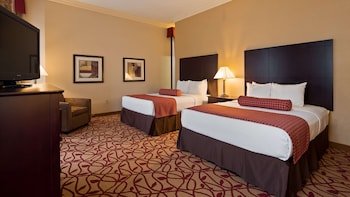 Standard Room, 2 Queen Beds, Non Smoking, Refrigerator & Microwave (Larger Room;with Sofabed)