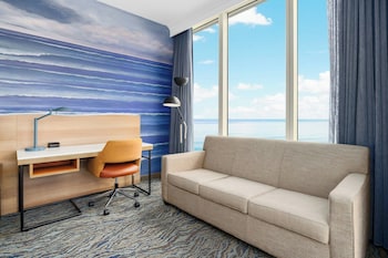 Room, 1 King Bed, Accessible Bathtub, Ocean View