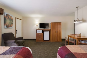 Standard Room, 2 Queen Beds, Non Smoking, Refrigerator & Microwave