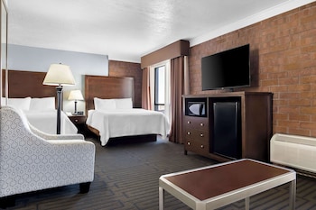 Suite, 2 Queen Beds, Non Smoking, Refrigerator & Microwave (Oversized Room;Third bed is a Sofabed)